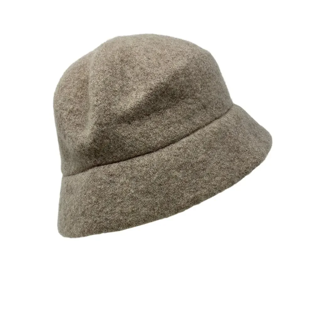 J.Crew Bucket Hat Womens One Size Beige Cream 100% Wool